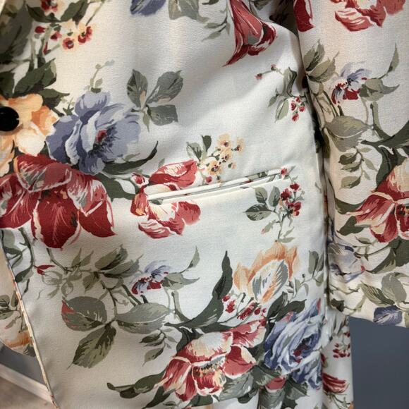 Vintage Toni Garment white and pink floral skirt suit set, women’s size medium - Picture 10 of 12